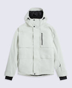 Forge Men’s Lightweight Padded Waterproof Ski Jacket - Light Grey
