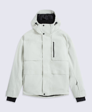 Forge Men’s Lightweight Padded Waterproof Ski Jacket - Light Grey