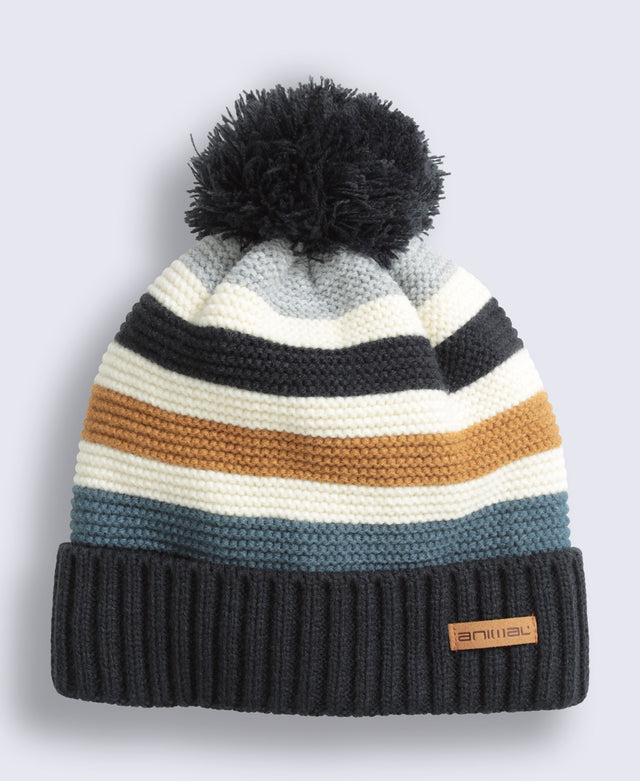 Leo Kids Sherpa Lined Beanie - Blue