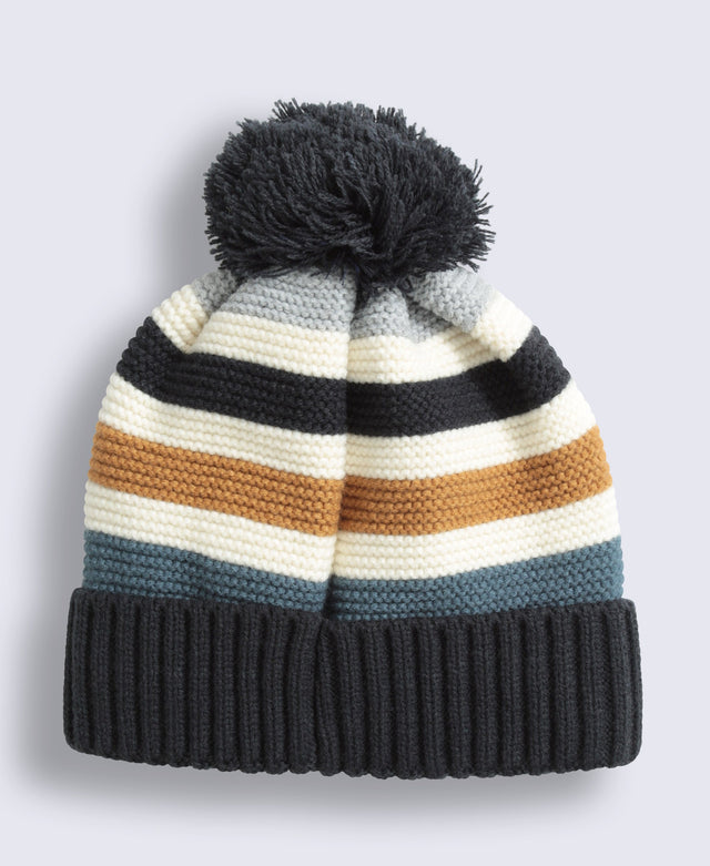 Leo Kids Sherpa Lined Beanie - Blue