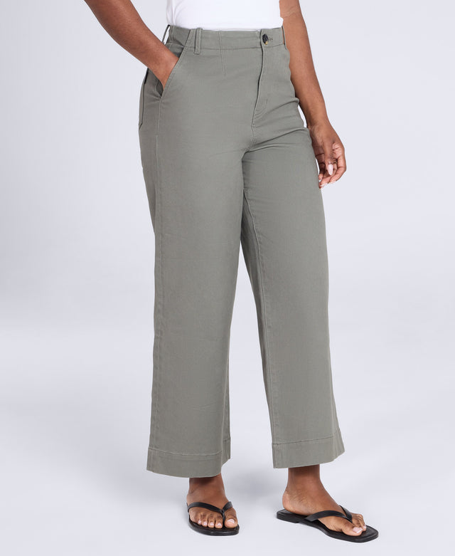 Elevate Womens Straight Leg Trousers - Light Khaki