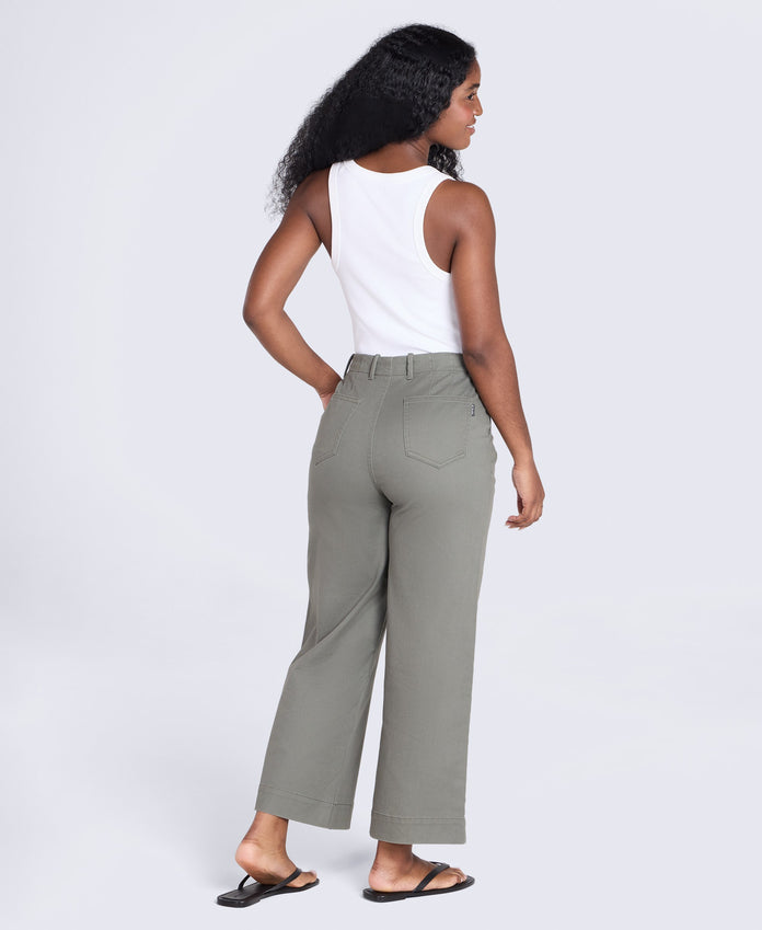 Elevate Womens Straight Leg Trousers - Light Khaki