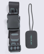 Animal Travel Luggage Strap and Tag Set - Black