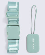Animal Travel Luggage Strap and Tag Set - Pale Green