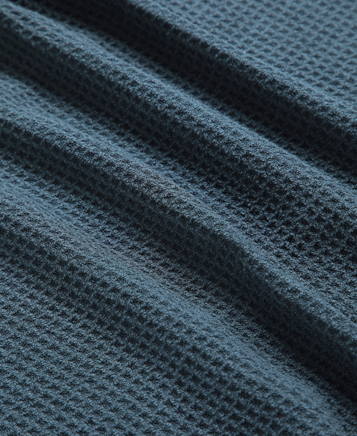 Waffle Microfibre Travel Towel 130 x 70cm - Dark Blue