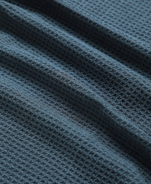 Waffle Microfibre Travel Towel 130 x 70cm - Dark Blue
