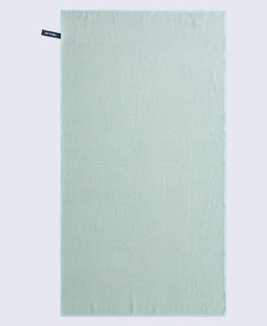Waffle Microfibre Travel Towel 130 x 70cm - Green