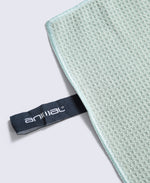 Waffle Microfibre Travel Towel 130 x 70cm - Green