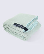 Waffle Microfibre Travel Towel 130 x 70cm - Green