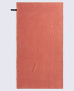Waffle Microfibre Travel Towel 130 x 70cm - Rust