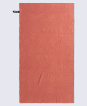Waffle Microfibre Travel Towel 130 x 70cm - Rust