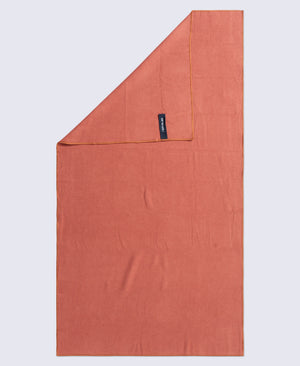 Waffle Microfibre Travel Towel 130 x 70cm - Rust