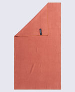 Waffle Microfibre Travel Towel 130 x 70cm - Rust