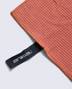 Waffle Microfibre Travel Towel 130 x 70cm - Rust