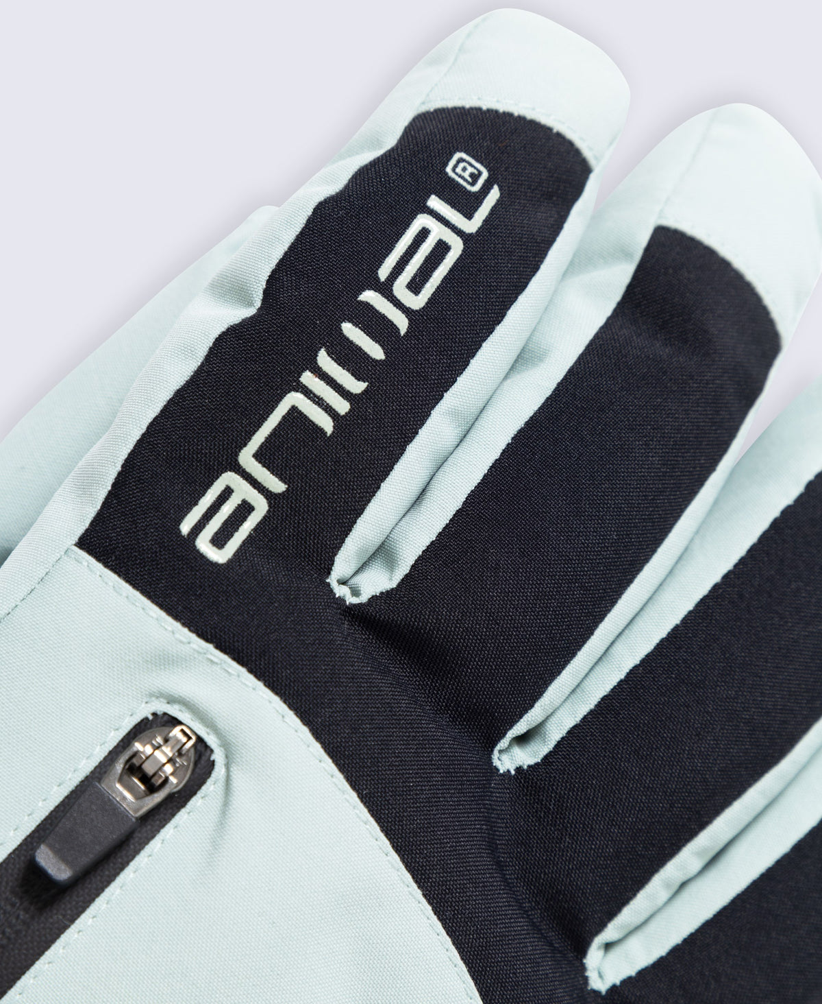 Womens Waterproof Ski Gloves - Pale Green