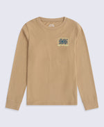 Kids Graphic Long Sleeve Tommy T-Shirt - Tan