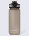 BPA Free Wide Push Lid Water Bottle 600ml - Beige