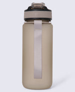 BPA Free Wide Push Lid Water Bottle 600ml - Beige