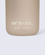 BPA Free Wide Push Lid Water Bottle 600ml - Beige