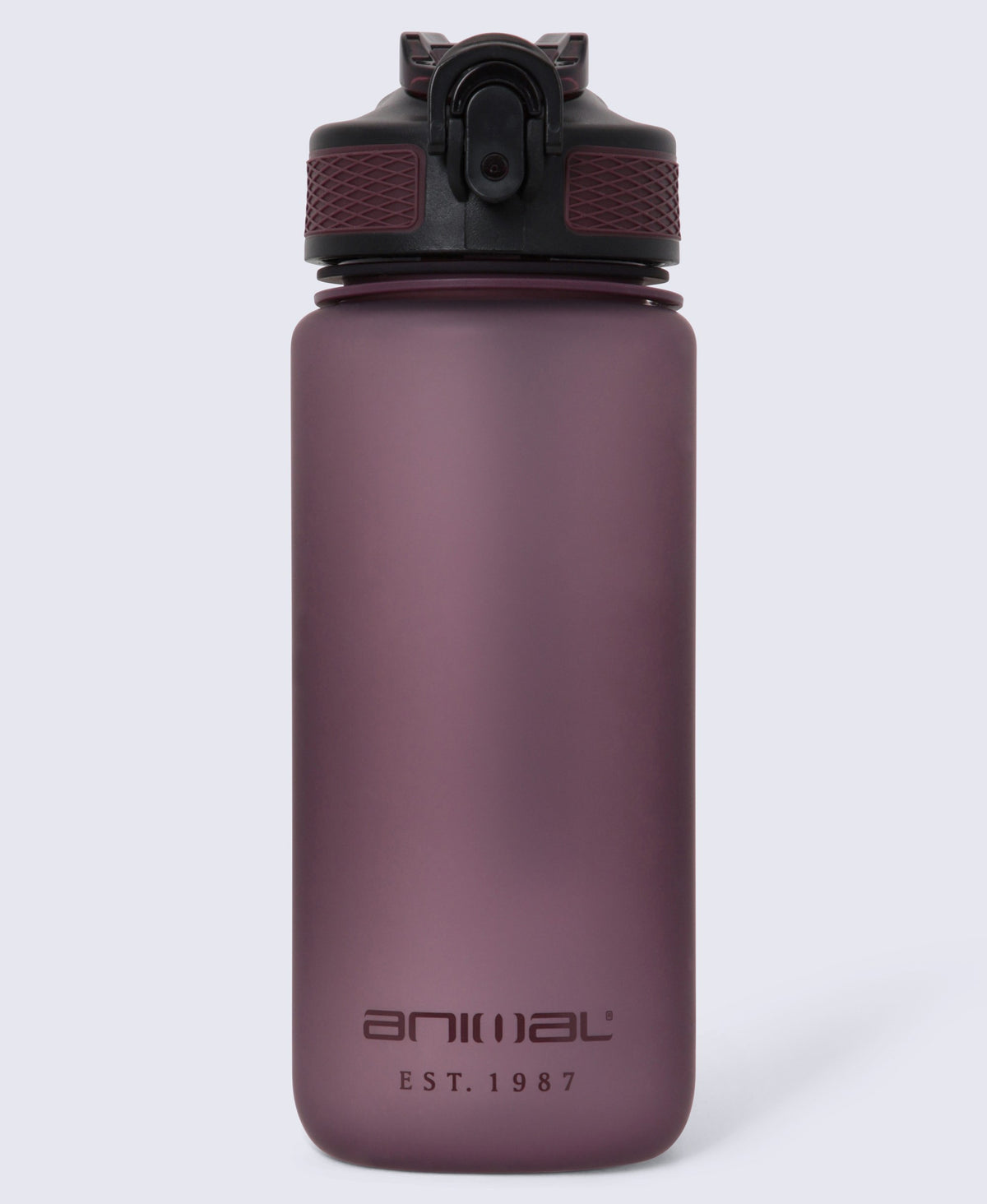 BPA Free Wide Push Lid Water Bottle 600ml - Burgundy