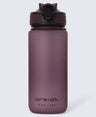 BPA Free Wide Push Lid Water Bottle 600ml - Burgundy