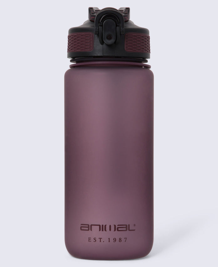 BPA Free Wide Push Lid Water Bottle 600ml - Burgundy