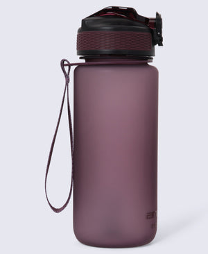 BPA Free Wide Push Lid Water Bottle 600ml - Burgundy