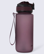 BPA Free Wide Push Lid Water Bottle 600ml - Burgundy