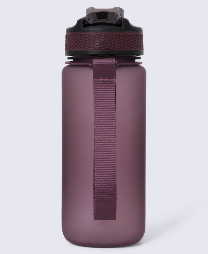 BPA Free Wide Push Lid Water Bottle 600ml - Burgundy