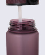 BPA Free Wide Push Lid Water Bottle 600ml - Burgundy