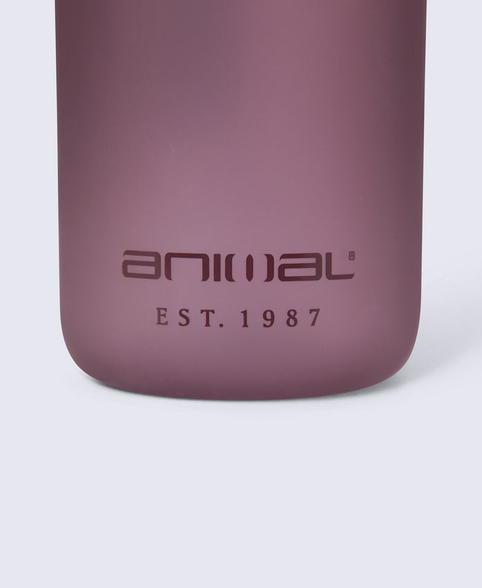 BPA Free Wide Push Lid Water Bottle 600ml - Burgundy