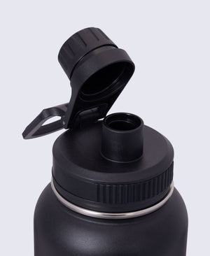 Insulated Bottle with Handle 1L - Black