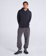 Jude Mens Travel Pique Hoodie - Black