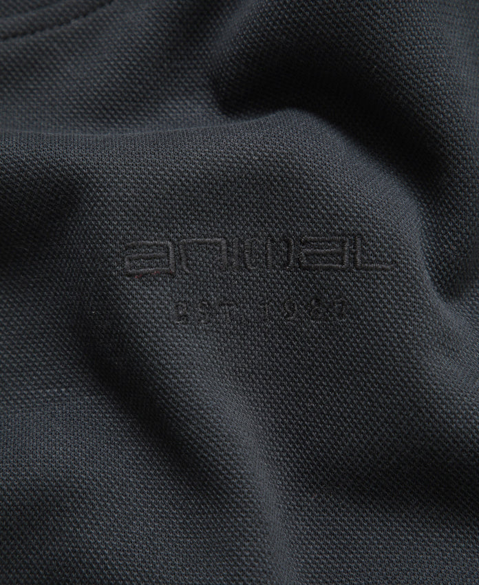 Jude Mens Travel Pique Hoodie - Black