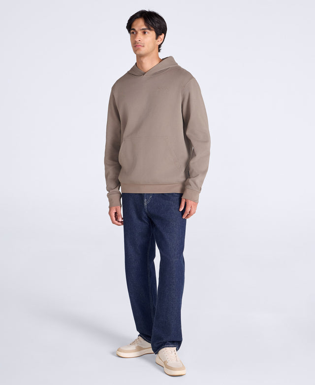 Jude Mens Travel Pique Hoodie - Stone