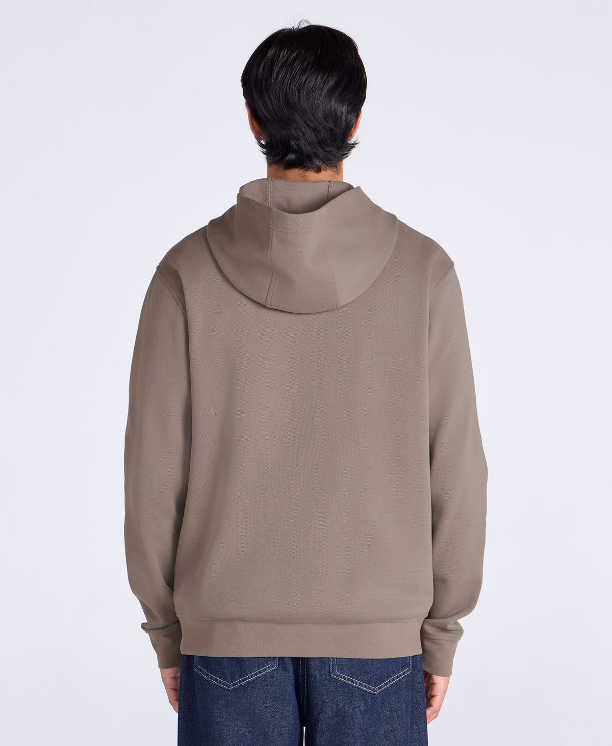 Jude Mens Travel Pique Hoodie - Stone