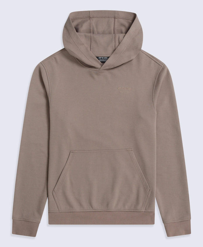 Jude Mens Travel Pique Hoodie - Stone