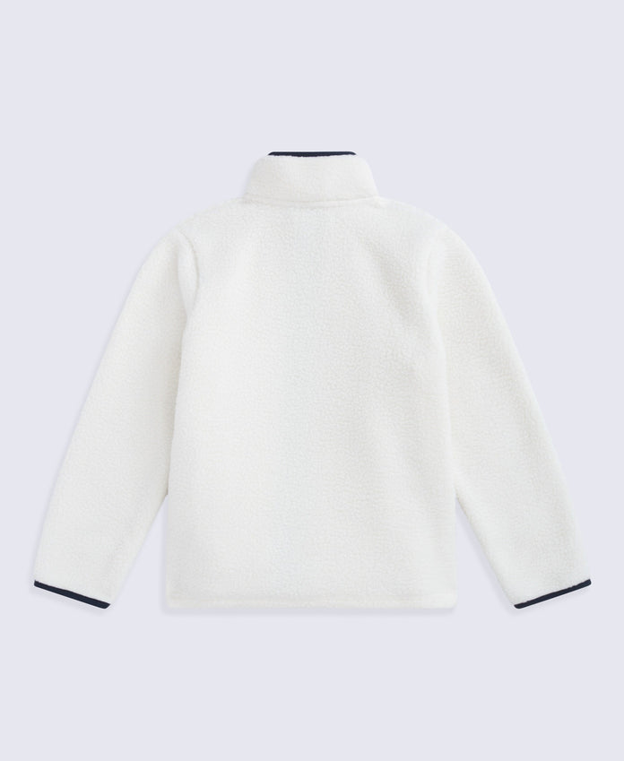 Atlas Kids Zip Fleece - Beige