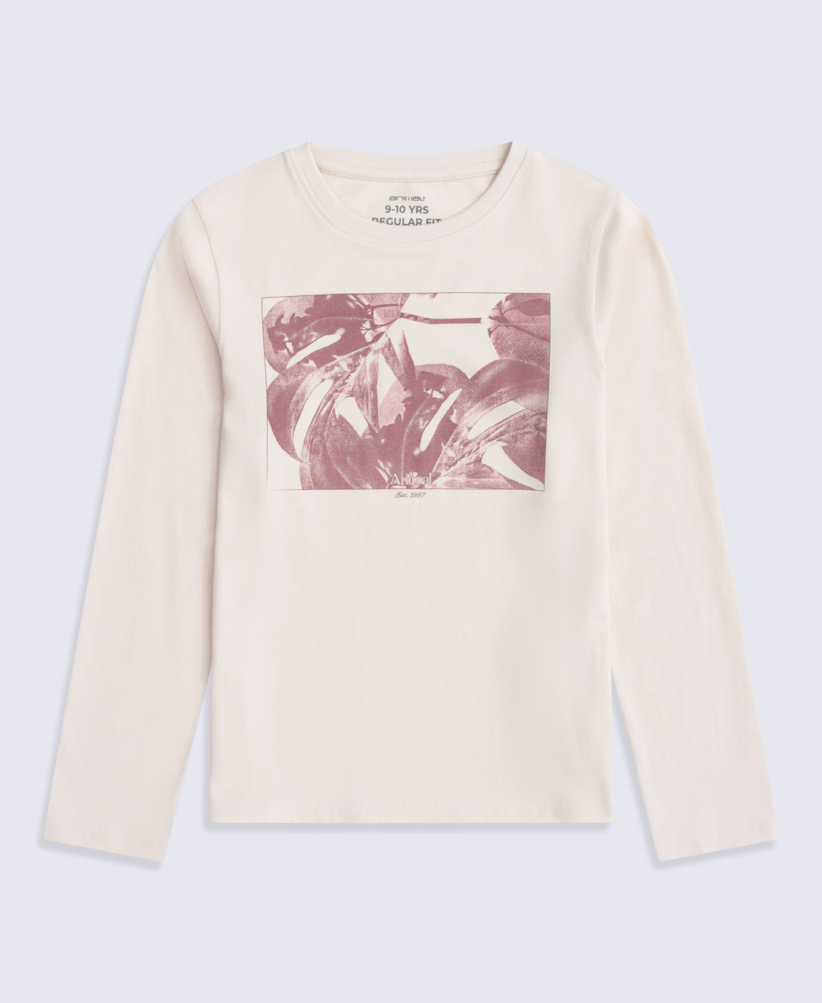 Harper Kids Long Sleeve Graphic T-Shirt - Off White