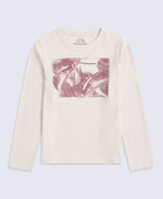 Harper Kids Long Sleeve Graphic T-Shirt - Off White