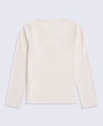 Harper Kids Long Sleeve Graphic T-Shirt - Off White