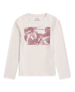 Harper Kids Long Sleeve Graphic T-Shirt - Off White
