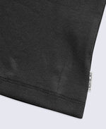 Evo Rib Womens Crew Long Sleeve Top - Black