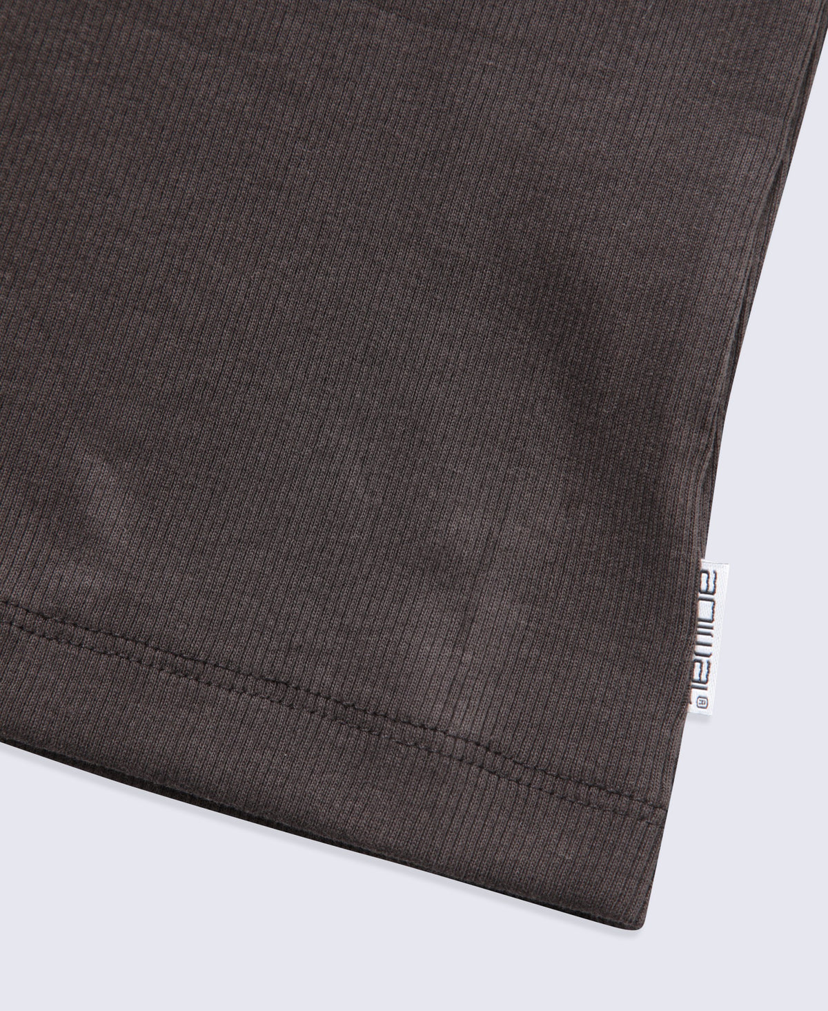 Evo Rib Womens Crew Long Sleeve Top - Dark Brown