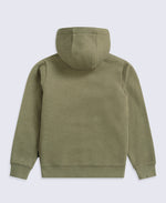 Samuel Fur Lined Kids Full Zip Hoodie - Khaki