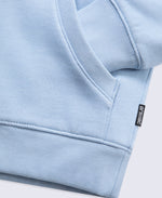 Zuri Fur Lined Kids Full Zip Hoodie - Blue