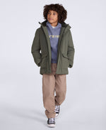 Kids Corby Padded Jacket - Khaki