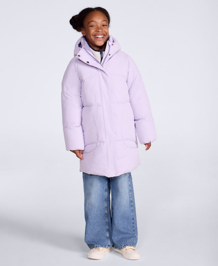 Kids Weaver Padded Jacket - Dusky Purple