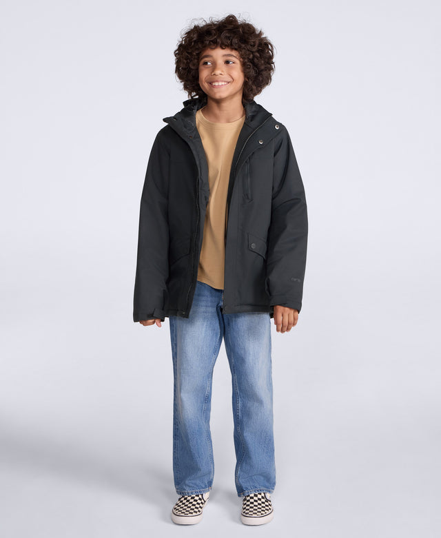 Lisbon Waterproof Jacket Kids - Jet Black