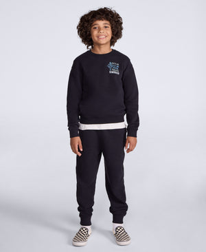 Jonah Kids Graphic Sweatshirt - Black